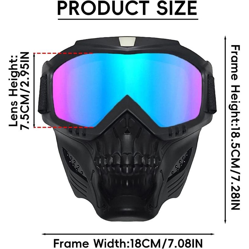 Stylish Glasses for Bicycling - Fog Proof and Warm, Adjustable