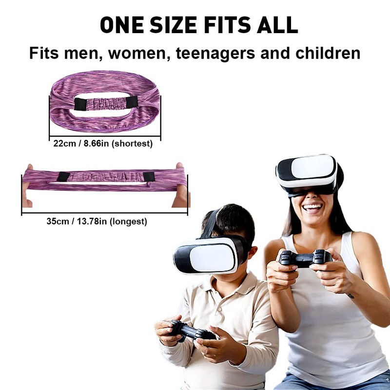 Abnaok 5 Pack VR Eye Mask, Adjustable Breathable VR Sweat