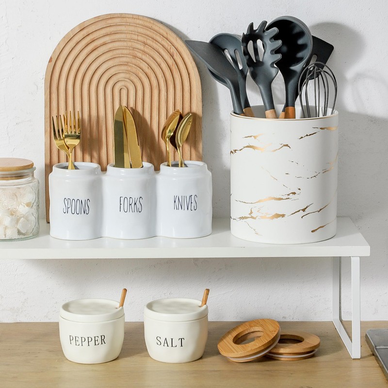 Howise 2 Pack Salt and Pepper Bowls Set, Ceramic Salt
