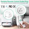 Remote Control Outlet, NineLeaf 8Set Wireless Plugs Outlet, Remote Light
