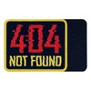 EmbTao 404 Not Found Patch Embroidered Badge Biker Applique Fastener
