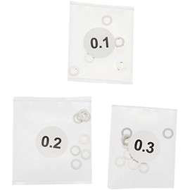 3 Racing 3RAC-SW03 Stainless Steel 0.1/0.2/0.01 inch (3 mm) Shim Spacer 0.1/0.2/0.3 Thickness (10 Each Piece) (Three Racing)