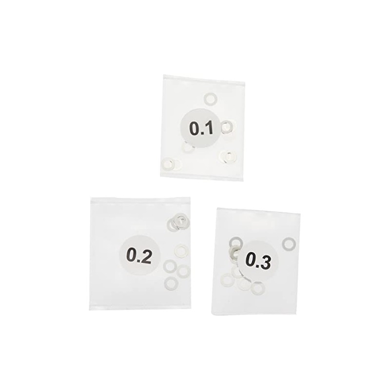 3 Racing 3RAC-SW03 Stainless Steel 0.1/0.2/0.01 inch (3 mm) Shim