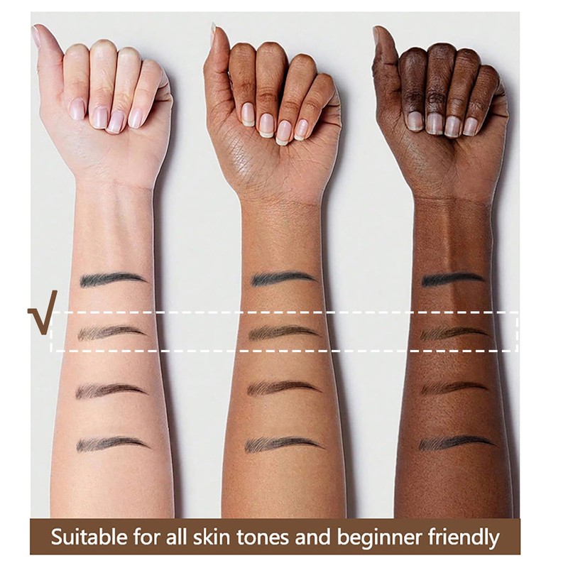 Angled Brow Brush & Dip – Waterproof, Smudge-Proof Liquid Eyebrow