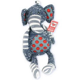 Ganz 16" Tweedles Elephant Polka Dot XMAS Striped Plush Kids Toy Stuffed Animal