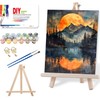 Smoky Mountains Paint by Numbers Kit for Adults Beginner with