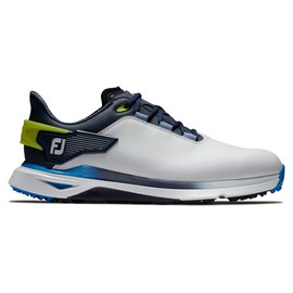 FootJoy Men's Pro/SLX Previous Season Style Golf Shoe, White/Navy/Lime, 10.5