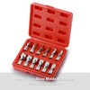 CASOMAN 12PCS 1/4" Drive Universal Flex Socket Set, Metric, 5mm