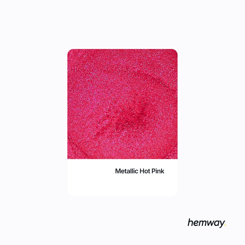 Hemway 100 g / 3.5 oz Metallic Hot Pink Premium