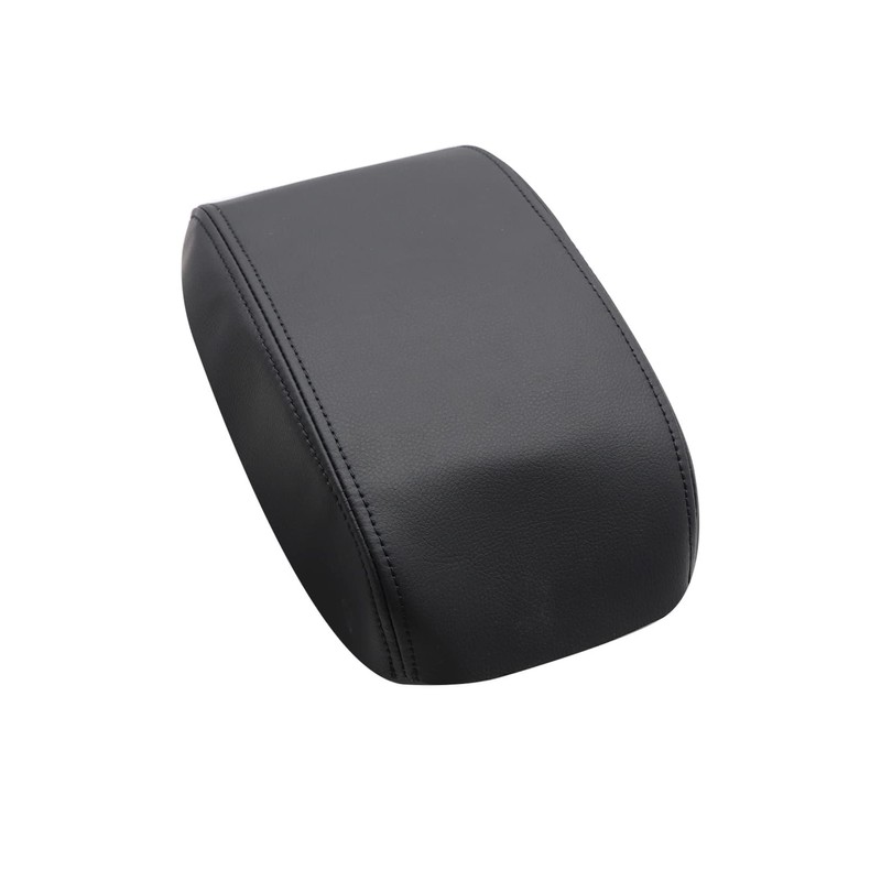 Priprilod Black Leather Armrest Center Console Lid Cover Compatible with
