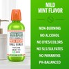 TheraBreath Fresh Breath Mouthwash, Mild Mint, Alcohol-Free, 1 Liter