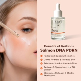Live Healthy PDRN Serum - Skin Care Solution with Salmon DNA, Hyaluronic Acid, Tripeptide 1, Vitamins - 10000ppm Ultra Hydrating Serum for Facial Blemishes, Fine Lines, Collagen & Elastin Production