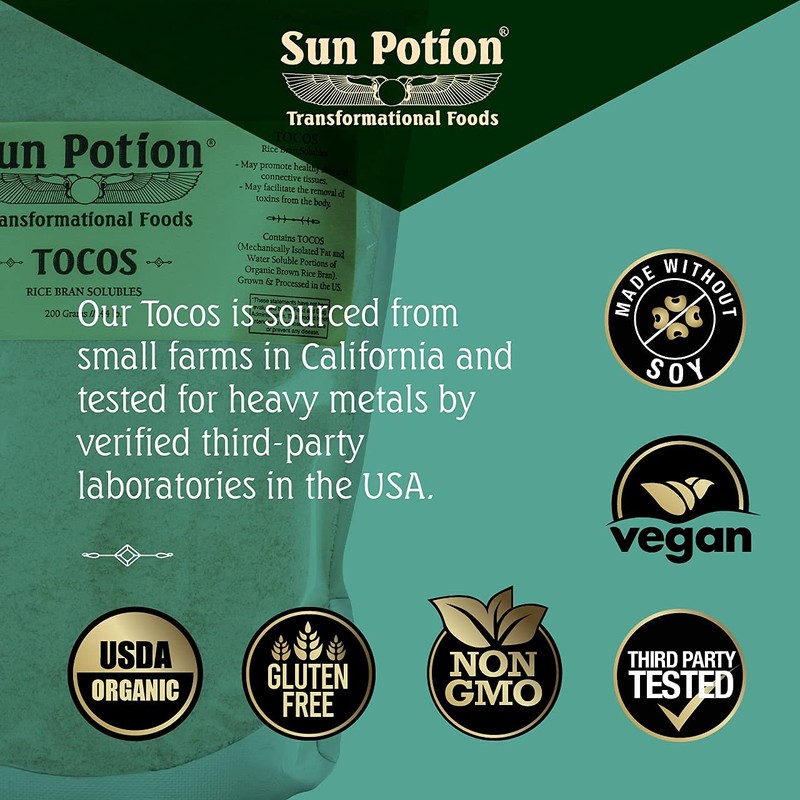 Sun Potion Tocos - Rice Bran Solubles (200g)