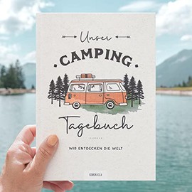 Unser Camping Tagebuch, Camping Logbuch, Reisetagebuch zum Ausf√ºllen mit Packliste f√ºr Reisemobil oder Wohnwagen | Van Life | Wir entdecken die Welt