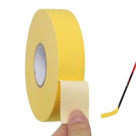 Cimown Racket Tape Ice Hockey, Ice Hockey Tape, Hockey Tape, Use, for Table Tennis, Badminton and Tennis Racket (Colour Yellow, 25 mm x 25 m)