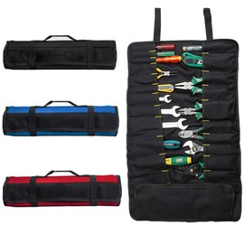 1/2 Pack Without tools for wrench screwdriver Pliers roller compartments organisers canvas roll up pouch for men small socket wallet