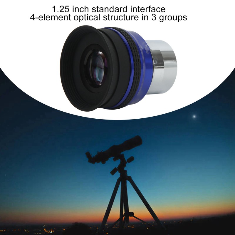 Telescope Eyepiece 1.25in 16mm FMC Coating 52 Degree Large Field