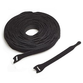 VELCRO® Brand Cable Ties One Wrap Double Sided Straps 13mmx200mm Black 10 Pieces