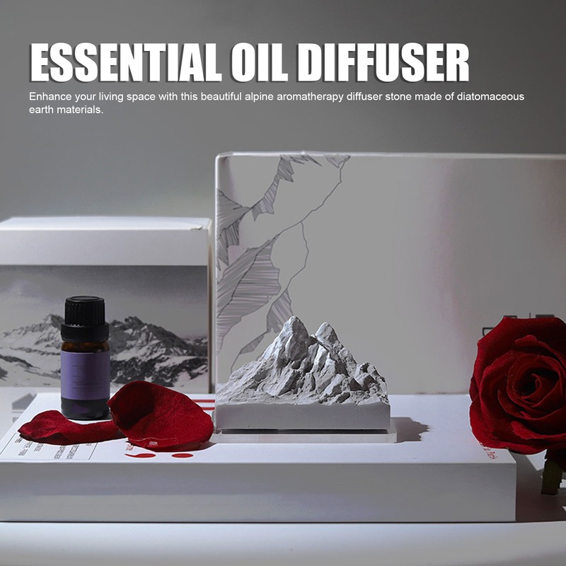 Alpine Aromatherapy Diffuser Stone Natural Eco Friendly Decorative Essential Oil
