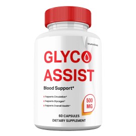 Glyco Assist Capsules, Glyco Supplement Max Strength, GlycoAssist Pills (5 Pack)