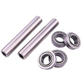DVPARTS 2X Stainless Steel Upgrade 539105543 576617801 Compatible with Husqvarna Front Wheel Bushing to Bearing Conversion RZ3016 RZ4219 RZ4221 RZ46i RZ4623 Z142 Z242 Z246 Z248