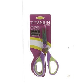 Sullivans Titanium, 5.5" Sewing Scissors, Purple/Green