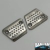 RamJam Racing Arrma Limitless v1 Titanium Rear Skid Plate Set