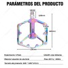 Pedal De Bicicleta Mtb Para Montaña Antideslizante Aluminio