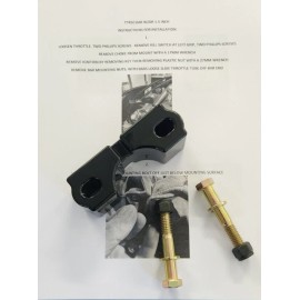 CRESTMACH TTR50 YAMAHA TTR50 BAR RISER  1.5" HANDLEBAR RISER TTR50 POWDER COATED BLACK