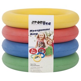 Sport-Tec Foam Rubber Ring Diameter 17 cm Set of 4