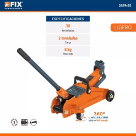 Truper Gato De Patín, 2 Toneladas, Truper, 14944