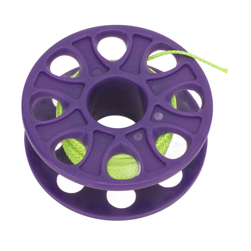 18M Diving Finger Reel Plastic Fluorescent Green Wire Scuba Dive