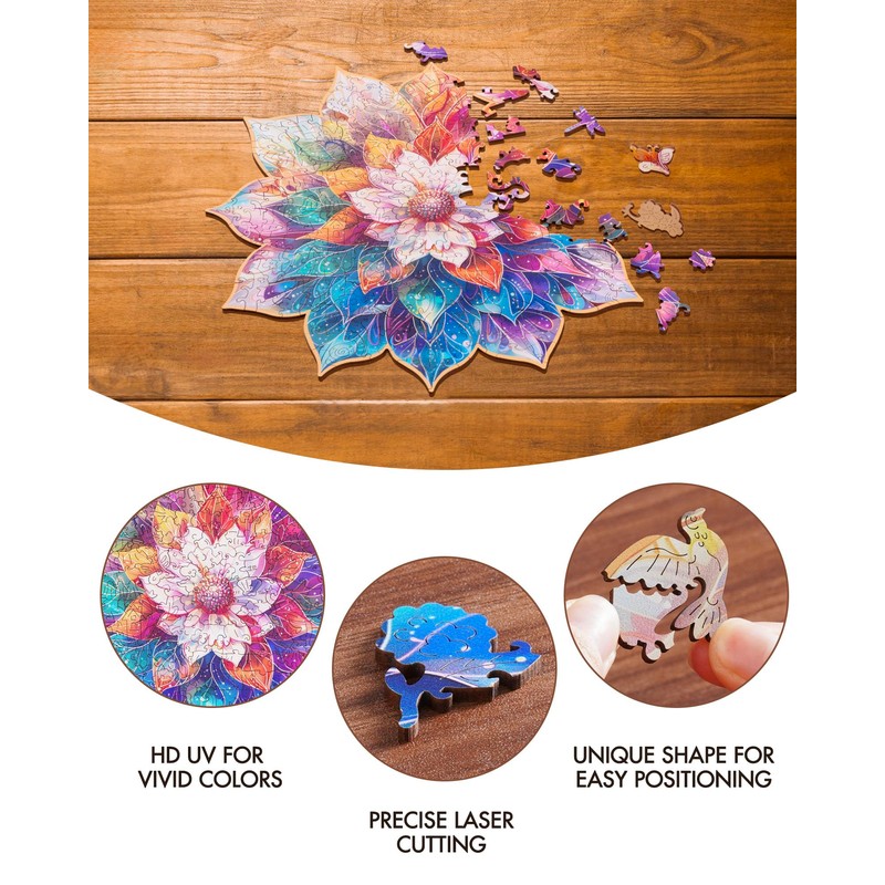 Rowood Jigsaw Puzzles for Adults,DIY Craft Kits for Kids,Birthday for