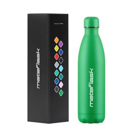 MetaFlask Water Bottle, Insulated Stainless Steel Water Bottle | 24 Hour Cold & 12 Hour Hot | Top Performance Thermos | Ideal for Gym, Yoga, Cycling | Leak-Proof