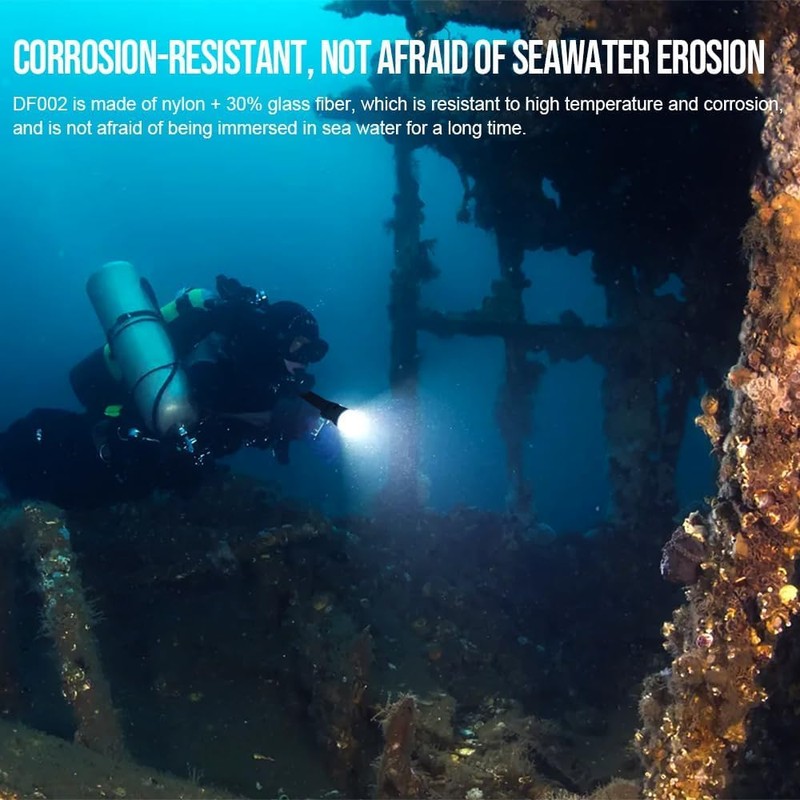 TrustFire DF002 Diving Light, 3200 Lumen Scuba Diving Flashlight IPX8