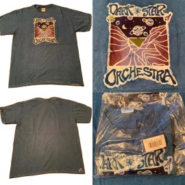 Gildan Vintage Dark Star Orchestra Batik Shirt Unworn New Grateful Dead Sz. Large