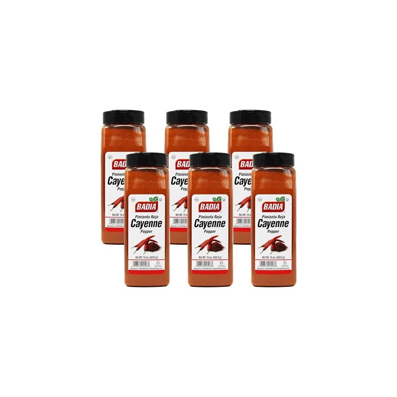 Badia Red Pepper Ground, 16 Ounce (Pack of 6)