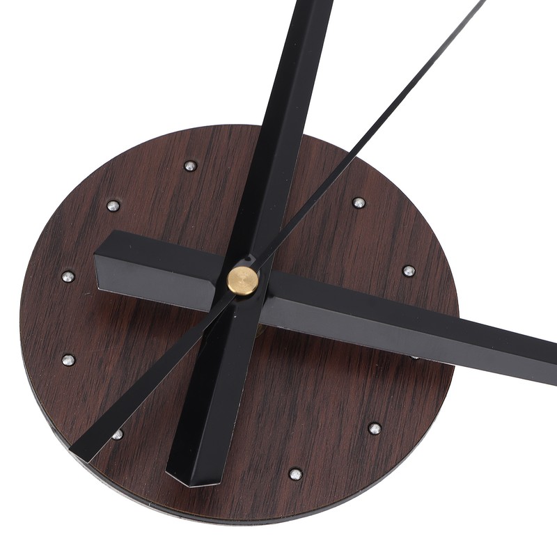 Frameless Wall Clock Deer Head 3D Effect Self Adhesive DIY
