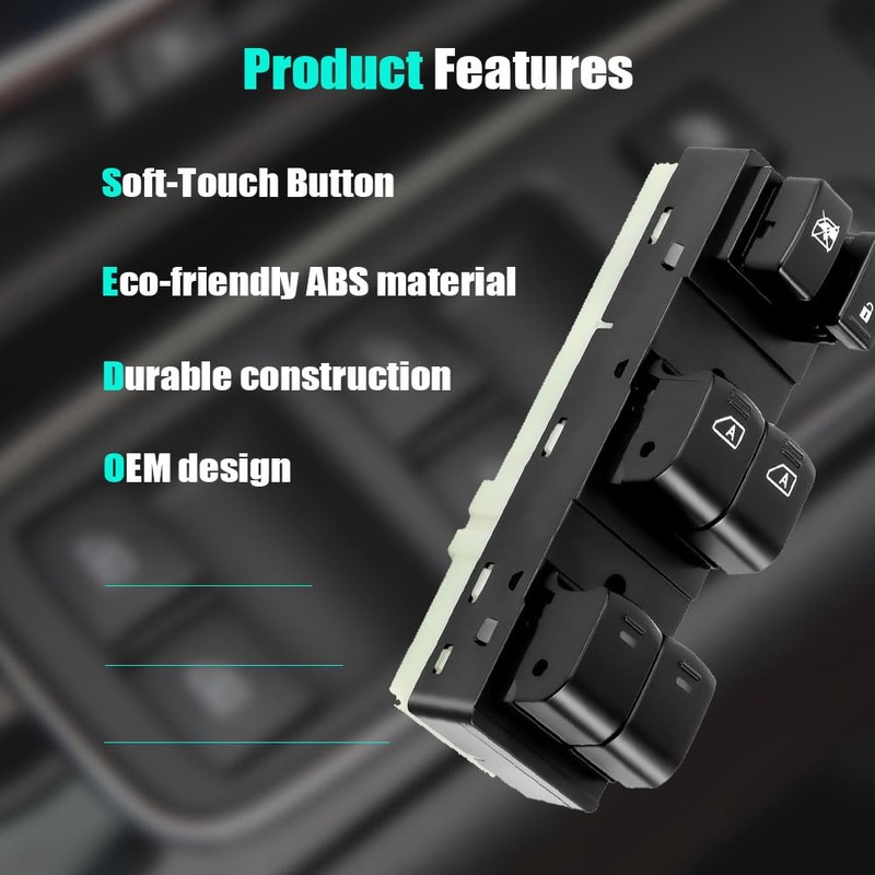 Master Power Door Lock Window Control Switch for Nissan Altima
