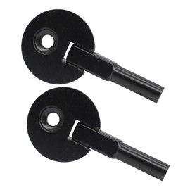 2 Pieces Black Sewing Machine Cabinet Hinges for Singer 15-30 +