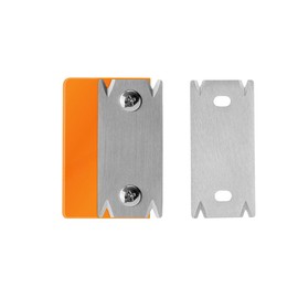 Veneer Edge Cutter with 1 Replacement Blade, Edge Cutter, Edging Bucket, Woodworking Tools, Hand Planer, Wood Burrs Wooden Edge, Bands, Trimmer, One-Handed Planer for PVC ABS, Orange