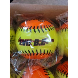 Evil Sports  Evil Sports Synthetic Leather Softball 1394803 Pro Training Trump Pitch Ball