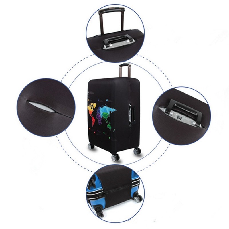 YianBestja Elastic Travel Suitcase Protective Cover Washable Suitcase Protective Cover