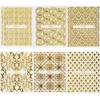 Set of 20 Lace Flowers 3D Nail Stickers, Nail Art,