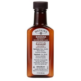 Watkins Banana Extract with Other Natural Flavors, 2 oz. Bottles, Pack of 6 (Packaging May Vary)