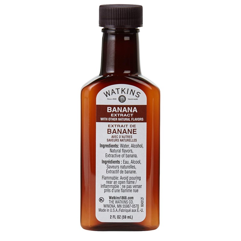 Watkins Banana Extract with Other Natural Flavors, 2 oz. Bottles,