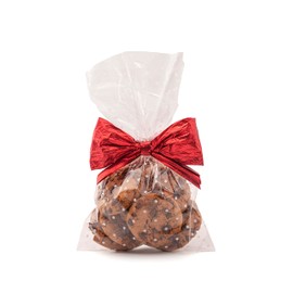 Italpak Pack of 50 Clear Polypropylene (PP) Food Bags with White Dots 15 x 25 cm