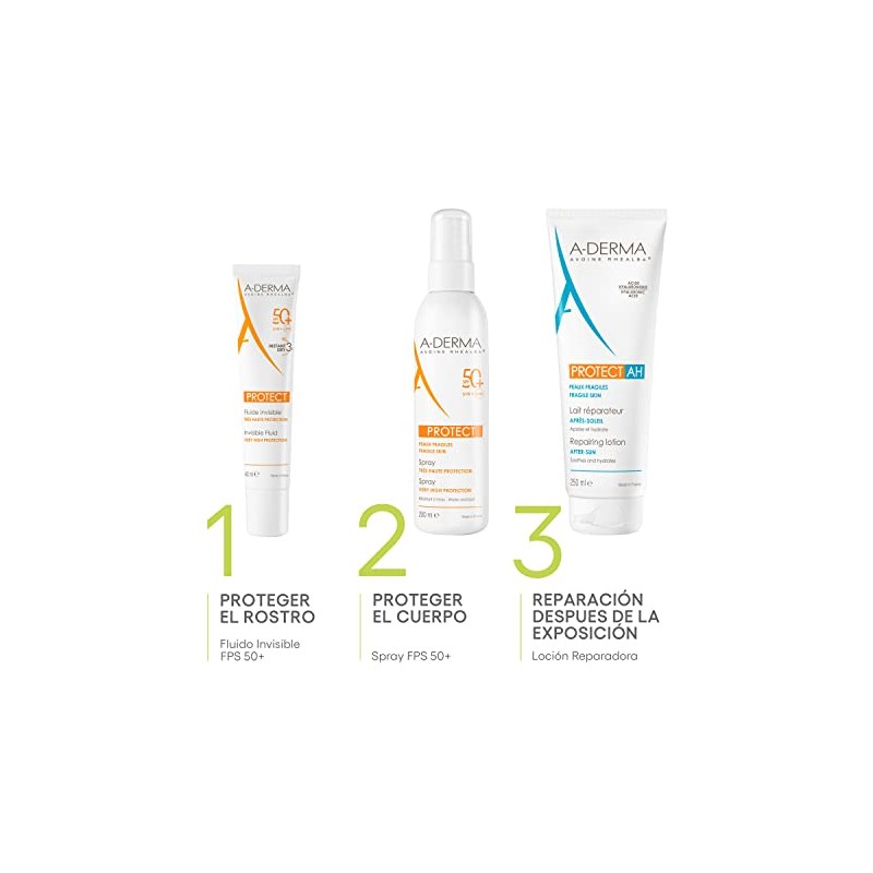 Protect Fluido Solar Invisible Cara Piel Mixta Grasa Spf 40ml