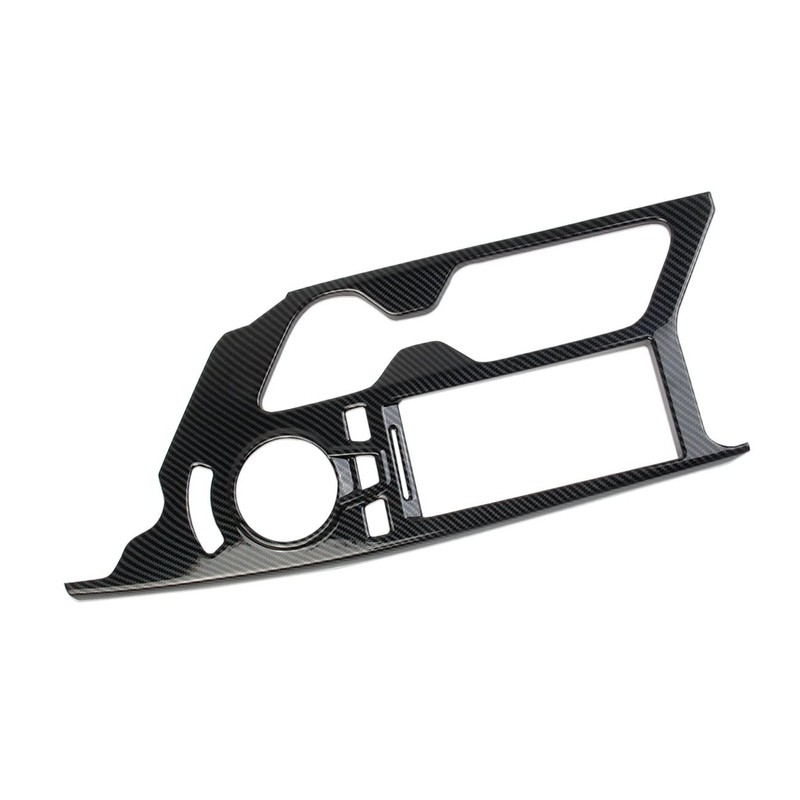 Fewshaw Carbon Fiber Central Control Gear Shift Panel Cover Trim