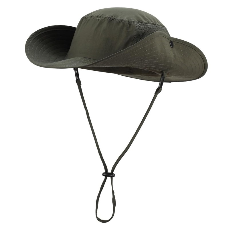 Connectyle UPF 50+ Safari Hat, Men's Sun Hat, Foldable, Wide